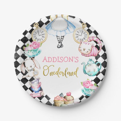 Alice in One_derland Black Diamond Birthday Plate