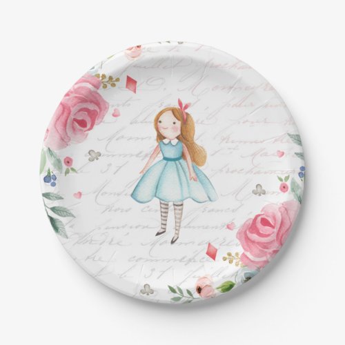 Alice in Onederland 1st Birthday Mad Tea Party  Paper Plates