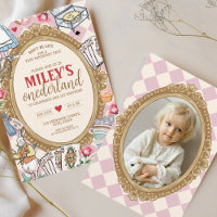 Alice in ONEDERLAND 1st birthday Vintage Tea Photo
