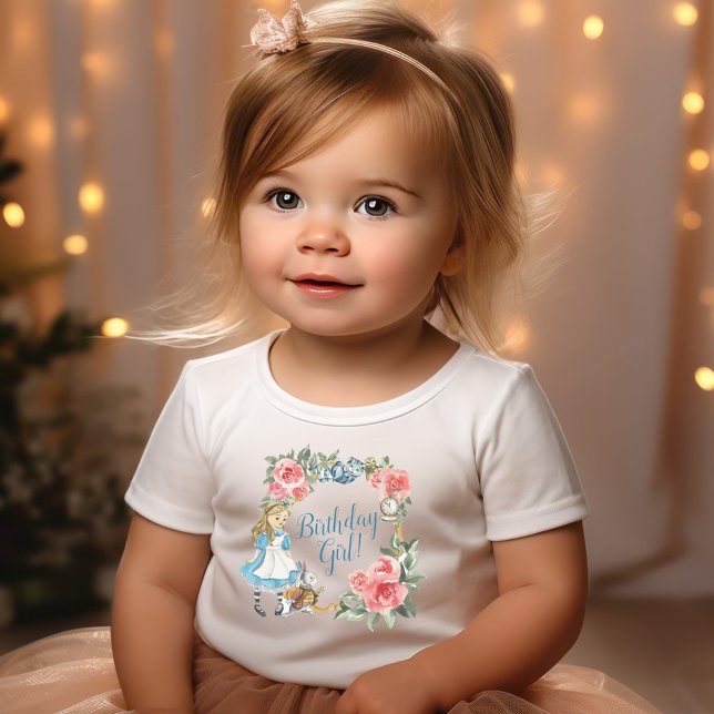 Alice in Onederland Birthday Girl  Baby T-Shirt (Alice in Onederland Birthday Girl Baby T-Shirt
)