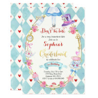 tea birthday invitations zazzle