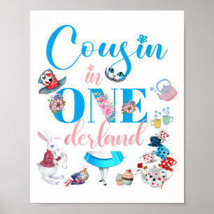 Alice In Onederland Family Cousin Of The Birthday  Poster