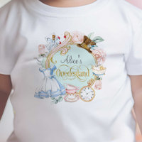 Alice in Onederland, Girl 1st birthday  Baby T-Shi
