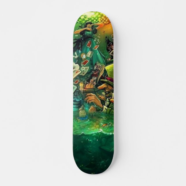 Alice in Skateland Skateboard Deck (Front)