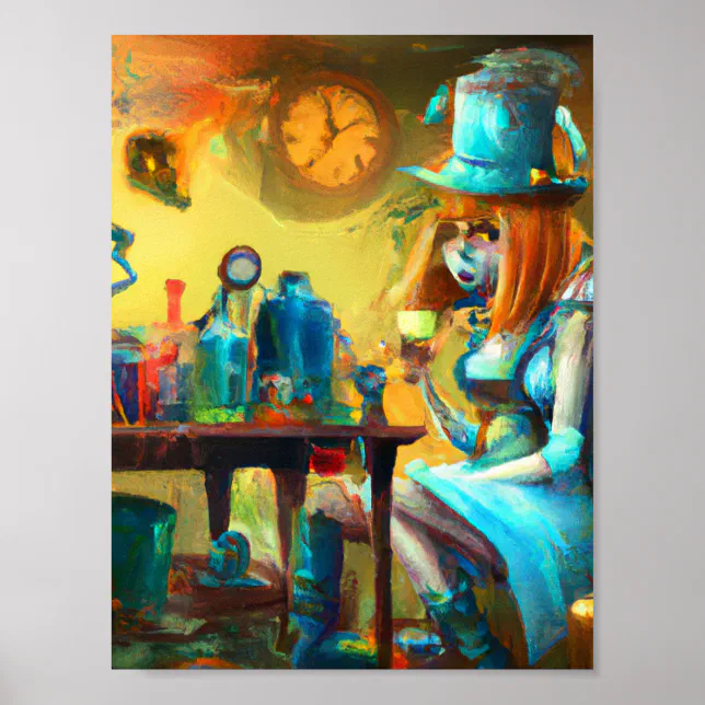 Alice in the Alchemy Lab Poster | Zazzle