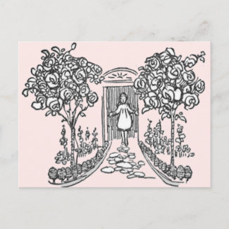 Alice in the Doorway Postcard