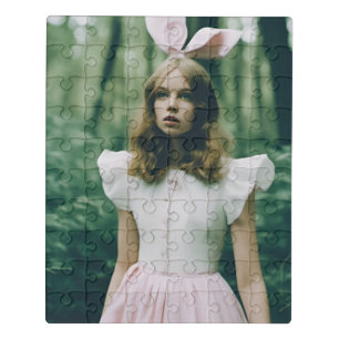 Alice in the Forest Fashion Expired Film Fashion Jigsaw Puzzle