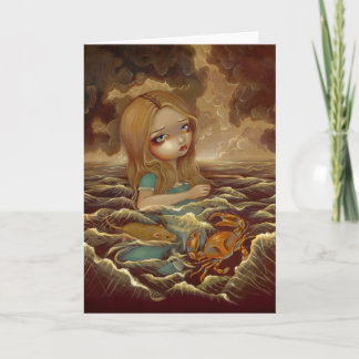 "Alice in the Pool of Tears" Greeting Card