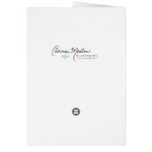 Alice in the Tulgey Wood - Wonderland Card (Back)