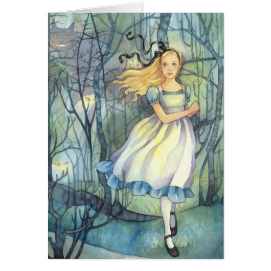 Alice in the Tulgey Wood - Wonderland Card (Front)