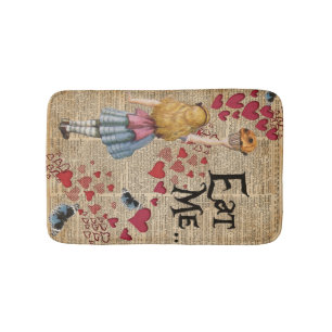 Alice in the Wonderland Eat Me Muffin Bathroom Mat