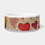 Alice in the Wonderland Eat Me Muffin Bowl<br><div class="desc">Alice in the Wonderland Eat Me Muffin vintage illustration over a 100 - years old English Dictionary book page. This Design will incredible decorate any item you want.</div>