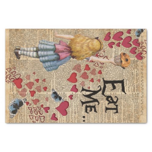 Alice in the Wonderland Eat Me Muffin Tissue Paper