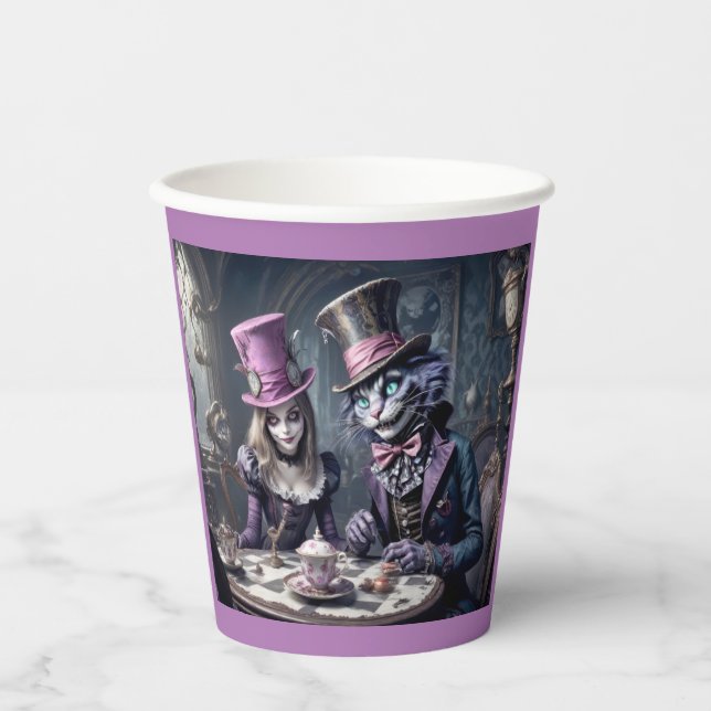 Alice in The Wonderland Paper Cups (Front)