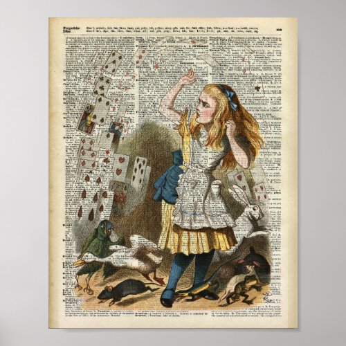 Alice in the wonderland poster