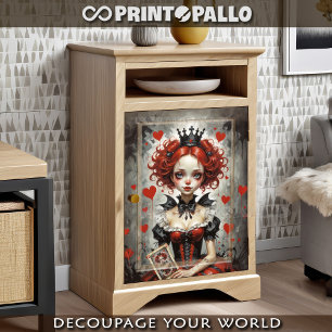 Alice in the Wonderland - The Queen of Hearts Tissue Paper