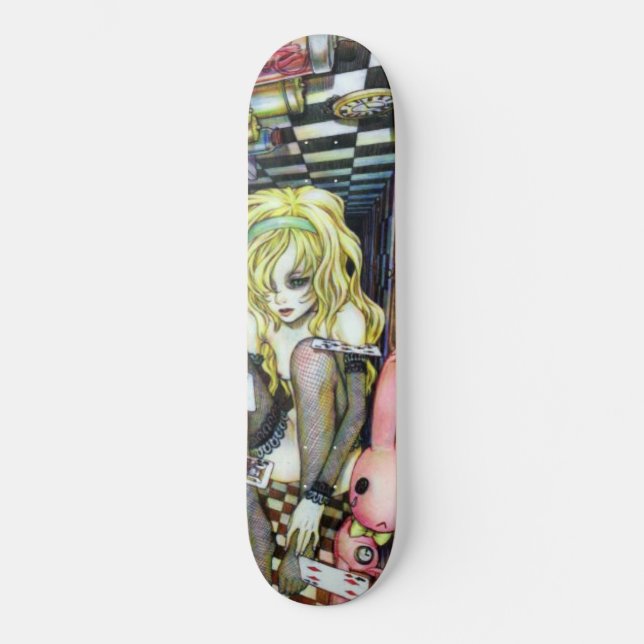 Alice in Wonderhell Skateboard Deck (Front)