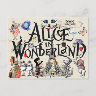 Alice in Wonderland 1865 Postcard