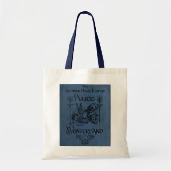 Alice In Wonderland 1905 Book Cover Tote Bag by lostlit at Zazzle