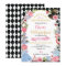 Alice in Wonderland 1st Birthday Invitation