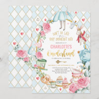 Alice in Wonderland 1st Birthday Mad Tea Party