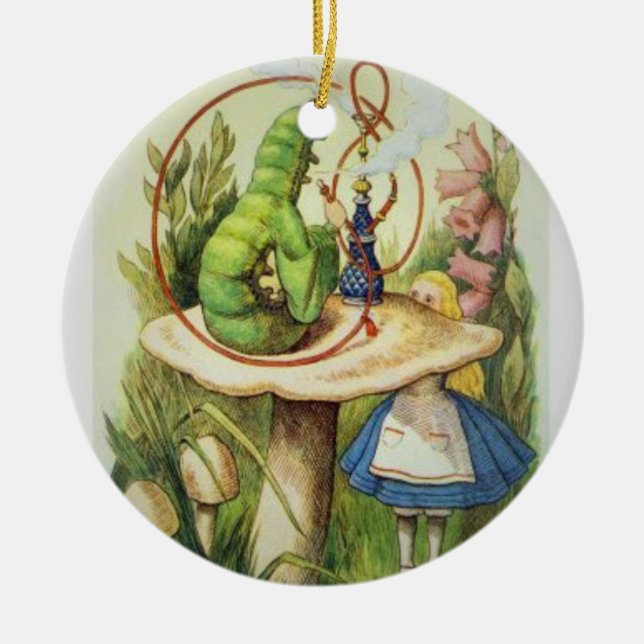 Alice in Wonderland 2017 Christmas Ornament (Front)