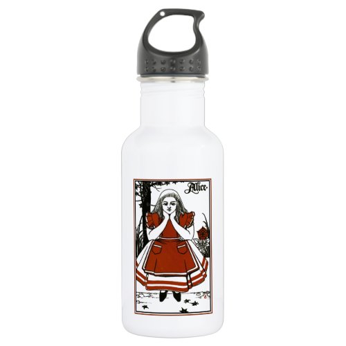 Alice In Wonderland A Play Alice Water Bottle