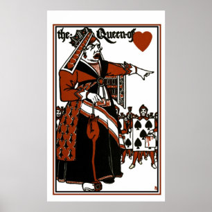 Alice In Wonderland; A Play. Queen of Hearts Poster
