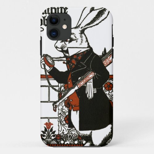 Alice In Wonderland A Play The White Rabbit iPhone 11 Case