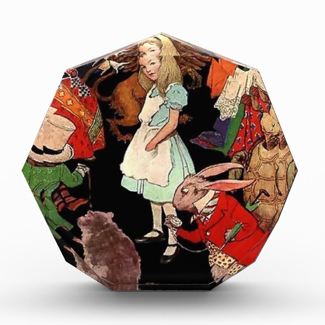Alice in Wonderland Acrylic Award (Front)