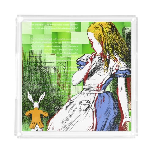 Alice in Wonderland Acrylic Tray