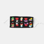 Alice in Wonderland Adult Cloth Face Mask (Front, Folded)