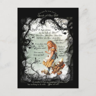 Alice In Wonderland Age Teas Walrus Postcard