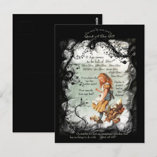 Alice In Wonderland Age Teas Walrus Postcard