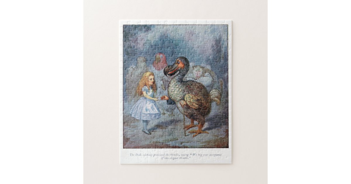 Alice In Wonderland Alice And The Dodo Puzzle Zazzle Com Alice In Wonderland Alice And The Dodo Puzzle Zazzle Com