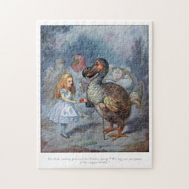Alice in Wonderland Alice and the Dodo Puzzle (Vertical)