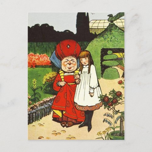 Alice in Wonderland Alice and the Duchess Postcard