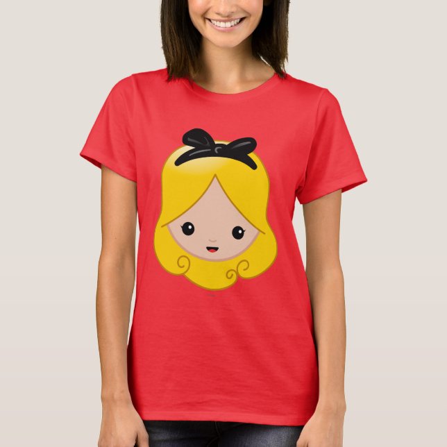 Alice in Wonderland | Alice Emoji 2 T-Shirt (Front)