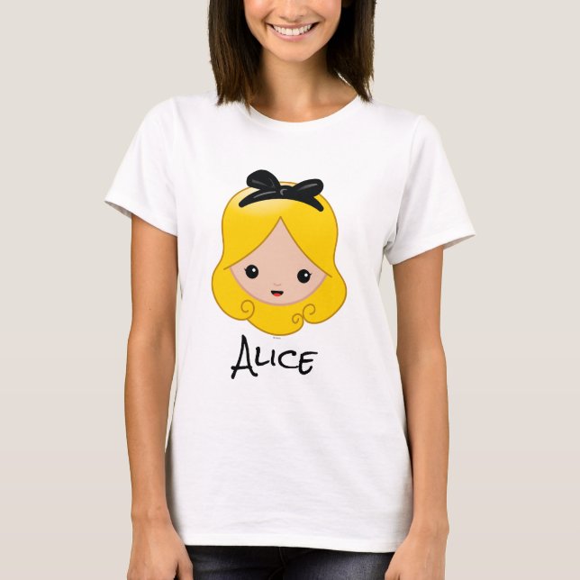Alice in Wonderland | Alice Emoji 2 T-Shirt (Front)