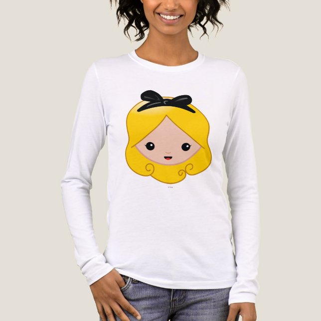 Alice in Wonderland | Alice Emoji 2 Tri-Blend Shirt (Front)