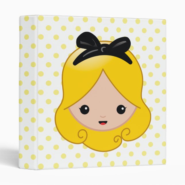 Alice in Wonderland | Alice Emoji Binder (Front/Spine)