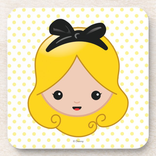 Alice in Wonderland | Alice Emoji Coaster (Front)