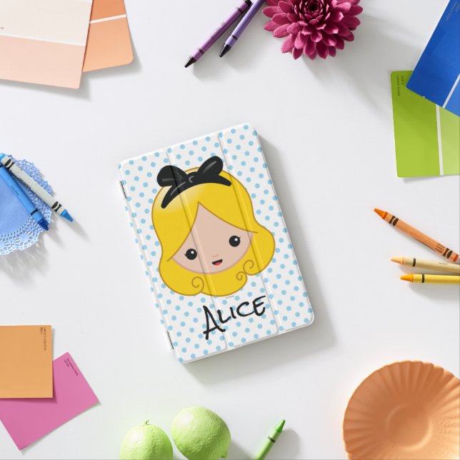 Alice in Wonderland | Alice Emoji iPad Mini Cover (In Situ)