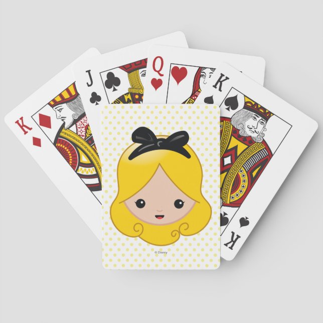 Alice in Wonderland | Alice Emoji Poker Cards (Back)
