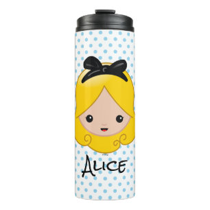 Alice in Wonderland Alice Emoji Thermal Tumbler