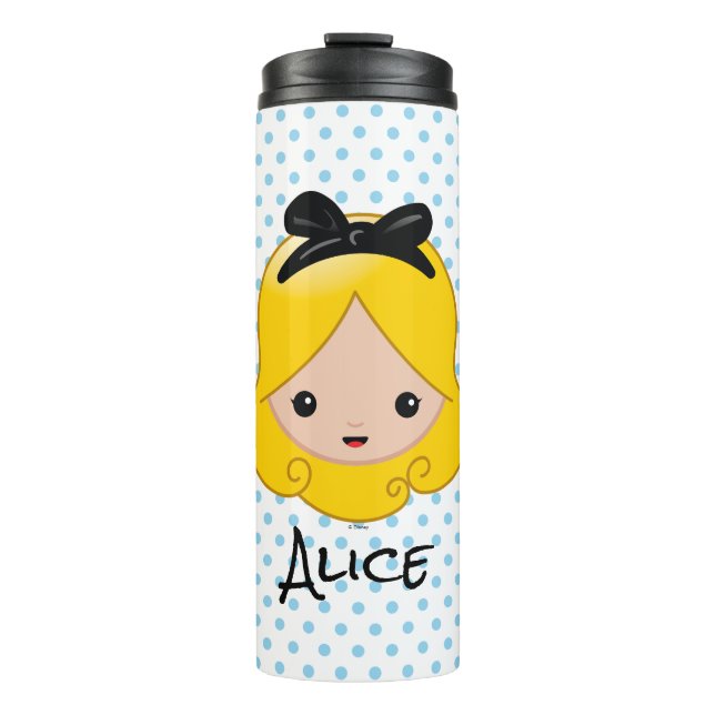 Alice in Wonderland | Alice Emoji Thermal Tumbler (Front)