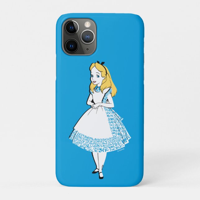 Alice In Wonderland | Alice In Text Case-Mate iPhone Case (Back)