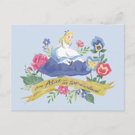 Alice In Wonderland | Alice In Watercolor Postcard