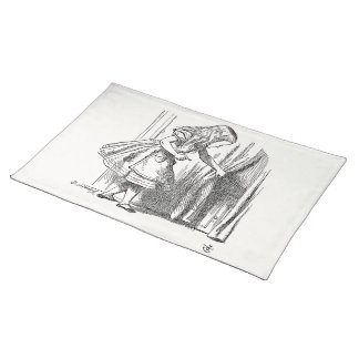 Alice in Wonderland - Alice Looking for the Door Cloth Placemat