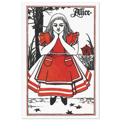 ALICE IN WONDERLAND _ ALICE TISSUE PAPER